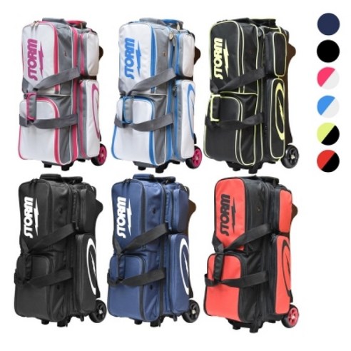 볼링 초보도 프로처럼! 스톰 3볼 볼트 롤러백으로 장비 걱정 끝! 볼링3볼백