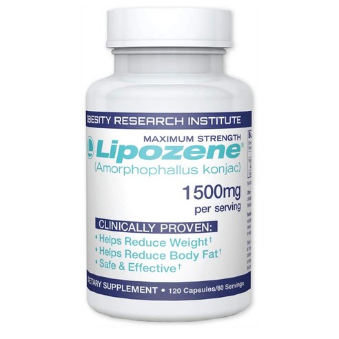 Lipozene Amorphophallus Konjac 리포진 아모르포팔루스 곤약 1500mg 120정