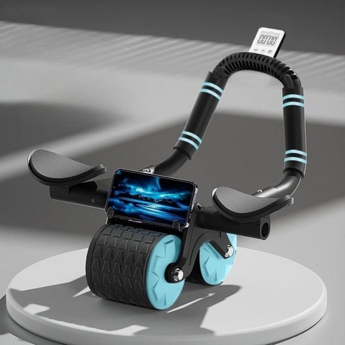 AB슬라이드 롤아웃 ab 휠 롤러 복근 허리 뱃살빼는 실내 운동 기구 슬라이더 에이비, 씨블루