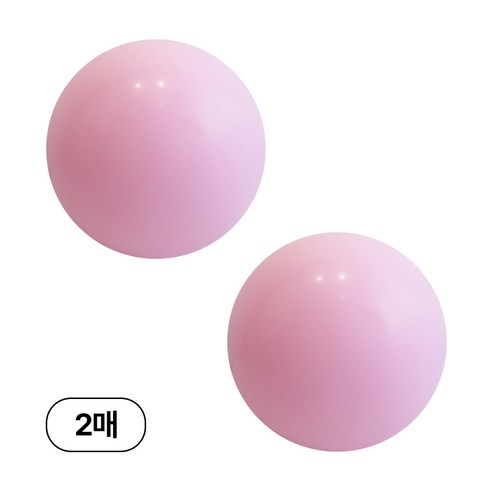 디어플레이스 90cm 대형 원형 풍선, 2매, 15_마카롱핑크