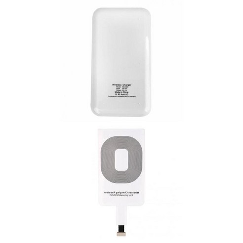 Qi 무선 충전기 충전 패드 플레이트 + 수신기 칩 For IPhone 6 5 5s 5c