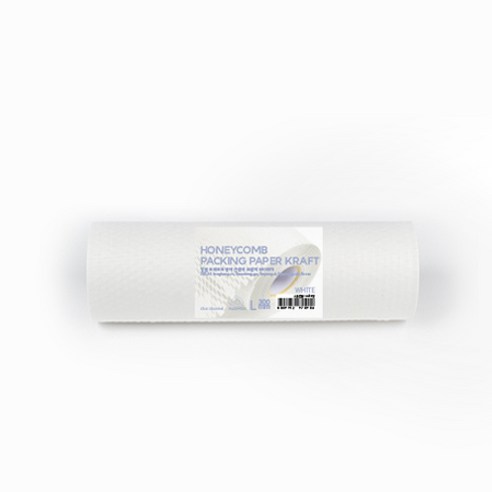 PaperPhant 벌집 크라프트 종이 완충재 포장지 300mm(폭) 85M(길이), 화이트, 1개