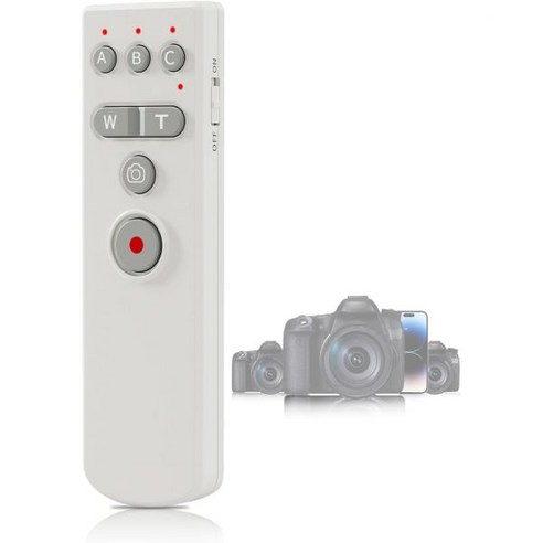 AODELAN Wireless Camera Remote Control for Canon Sony Nikon and Smartphone Zoom Controller Shutter