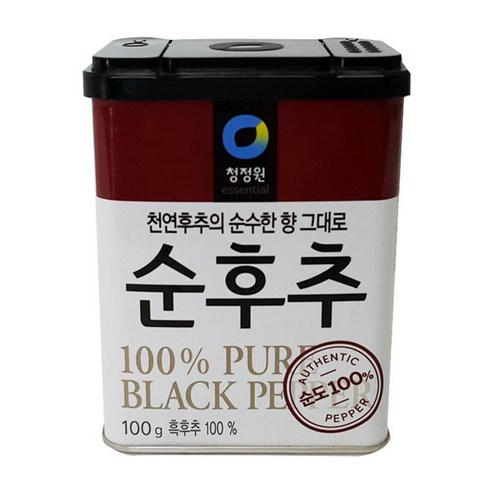 순후추(캔) 100g/청정원, 100g, 1개 
가루/조미료/오일