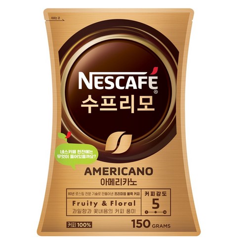 네스카페 수프리모리필 150G, 1개입, 1개