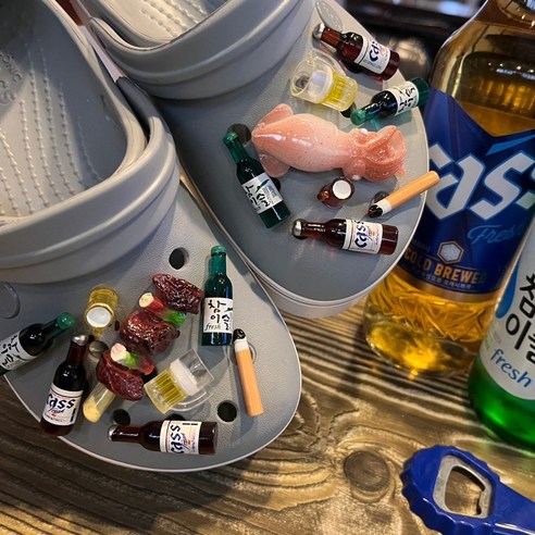 홈술의 품격을 높이는 완벽한 동반자, [16pcs] 소주 맥주 세트 지비츠