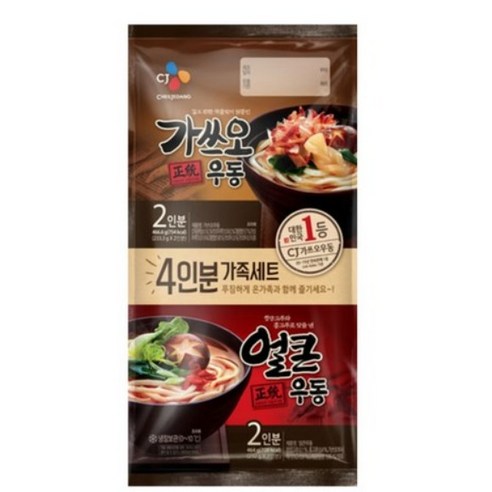 CJ 가쓰오우동과 얼큰우동, 집에서 즐기는 맛있는 우동의 세계 cj가쓰오우동