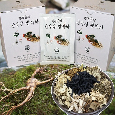 천봉산삼 산양삼 쌍화차 100ml 10팩, 1L, 1개