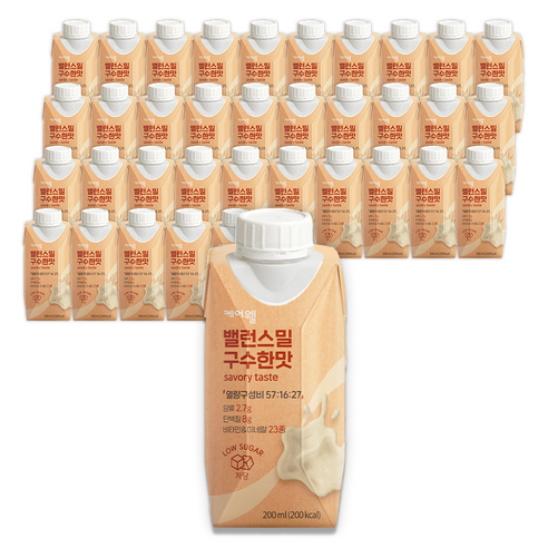 케어웰 밸런스밀 구수한맛, 200ml, 36개