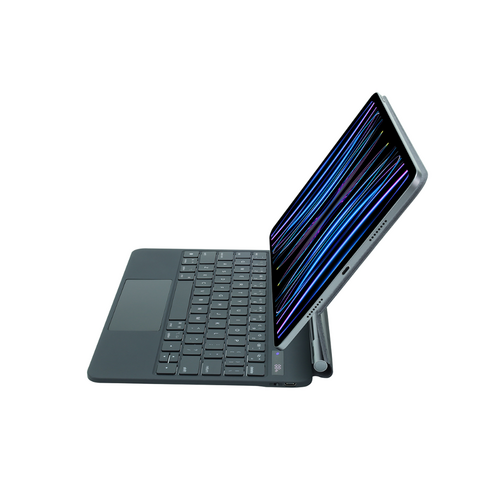 갤럭시탭을 위한 완벽한 동반자, 매직 블루투스 키보드 케이스로 생산성을 극대화하세요.