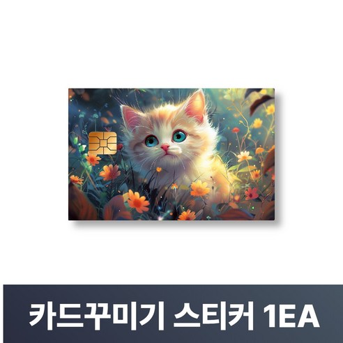 맥맨 카드꾸미기 스티커 신용카드 커버, 1개, M-33