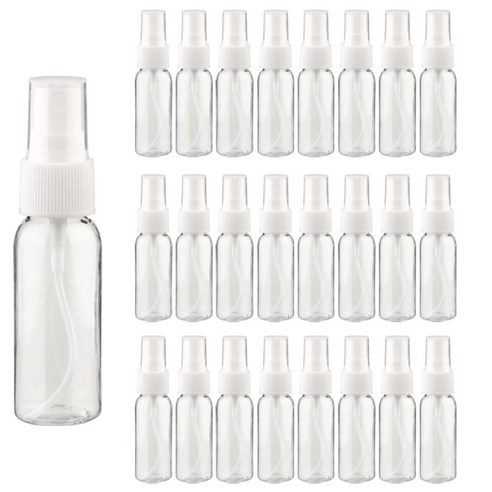 27리빙 스프레이 공병, 25개, 50ml 화이트캡 투명
