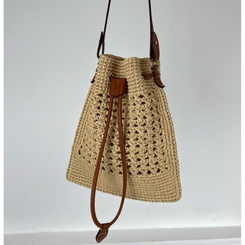 텅 빈 주말, 나만의 감성 한 스푼! 직접 만드는 라피아 복조리 가방 뜨신뜨개방