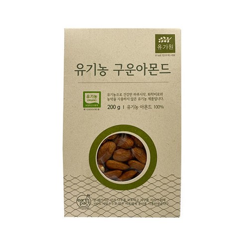 유가원 유기농 구운아몬드 200g, 1개