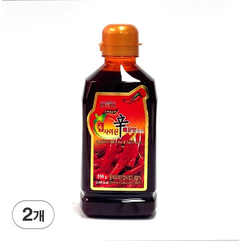 청우 더진한 캡사이신 매운맛 소스