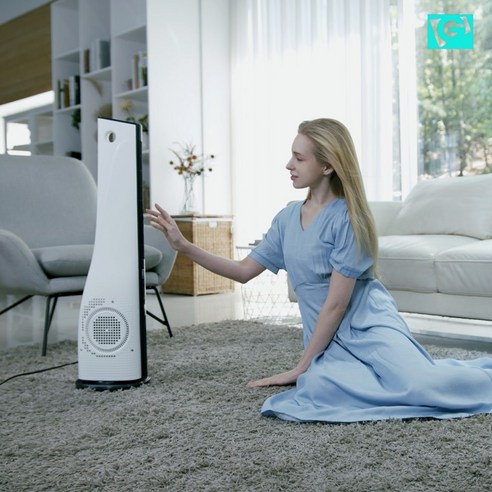   이셀러corp샵 저소음 타워형 날개 없는 가정용선풍기 GEF-CF680R, 상세페이지 참조