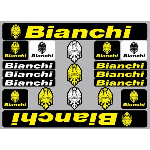 Bianchi 자전거 스티커 산악 로드 바이크 M 방수 장식 개성 30cm, 04 01_05 15cm, 1개
