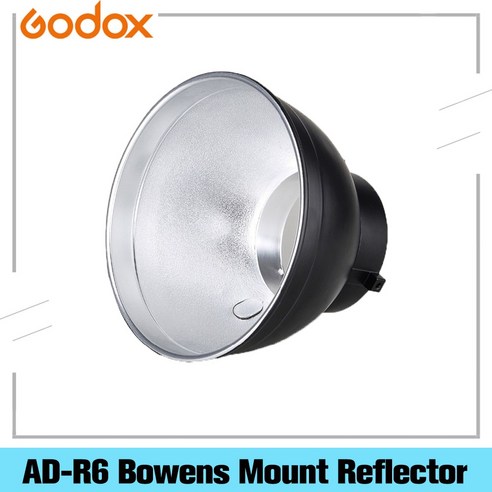 어댑터 Godox-7 인치 18.3cm 디퓨저 필터 표준 반사판 스튜디오 스트로브 플래시 스피드 라이트 리플렉터 AD600BM AD600B DE300 DE400 13 Godox AD-R6 원형 반사판 표준 보웬스 마운트 스튜디오 사진 액세서리 AD600BM 사진용 약 7 인치 169mm, 한개옵션0