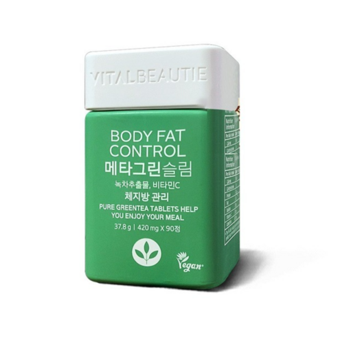 바이탈뷰티 메타그린 슬림 420mg 90정 1박스, 1개