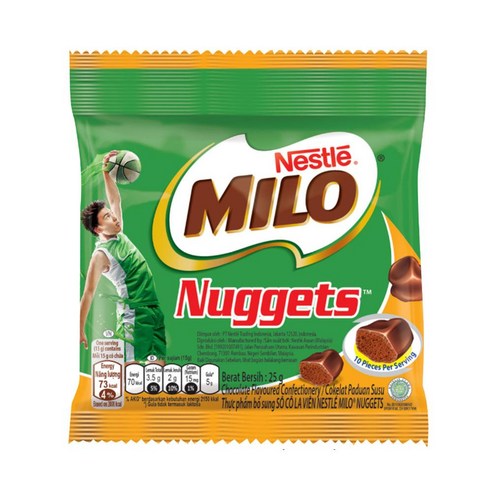 베트남 네슬레 마일로 초코 너겟, 30개, 25g