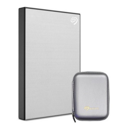 씨게이트 ONE TOUCH 외장하드 + 파우치, Silver, 1TB