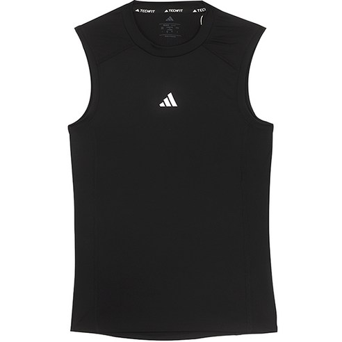 아디다스 M TECHFIT COMPRESSION TRAINING SLEEVELESS TEE 헬스 운동 러닝 컴프레션 싱글렛 민소매 티