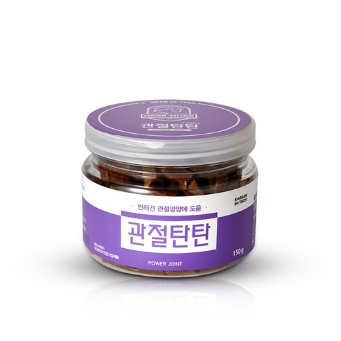 애견 강아지 초록입홍합 슬개골 탈골 관절약 염증 종합영양제 간식 관절탄탄 150g, 1개, 뼈/관절강화