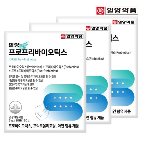 일양약품 프로 프리바이오틱스 30포 (3박스3개월분), 3박스, 150g