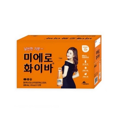 미에로 화이바 100mlX10개 BOX, 10개, 100ml