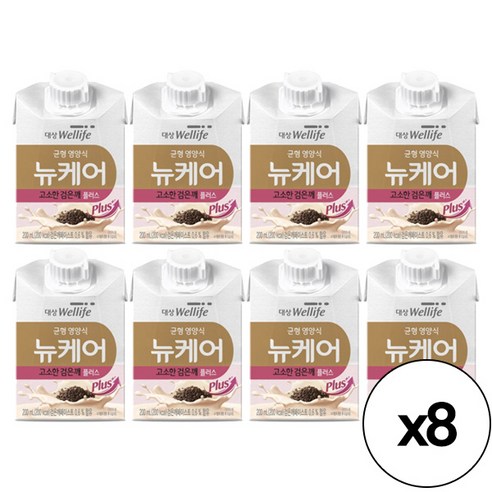 뉴케어 고소한 검은깨 플러스, 8개, 200ml