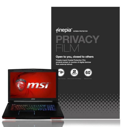아트박스/파인피아 MSI GL75 9SDK 16GB램용 정보보호필름, 1개