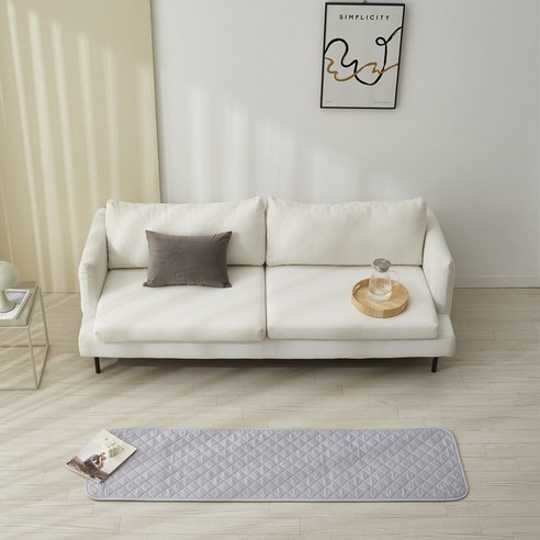 더안 프리볼트 전기매트 해외용 전기요 여행용 캠핑 전기장판 110V 그레이 미니