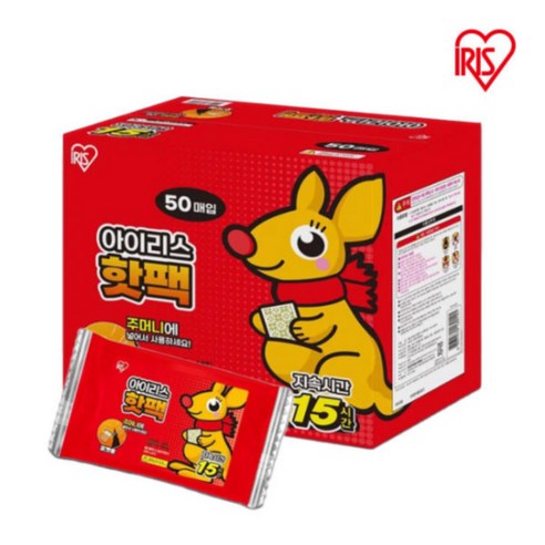 아이리스 포켓용 핫팩 주머니 휴대용 손난로 핫팩 100g, 30개