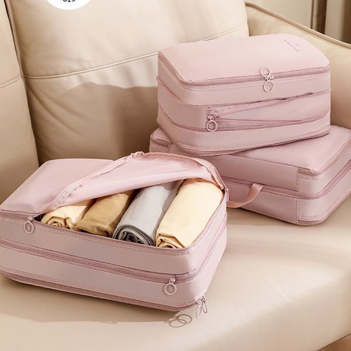 양면 압축 기능과 대용량으로 여행의 불편함을 해결하는 코지스 압축파우치