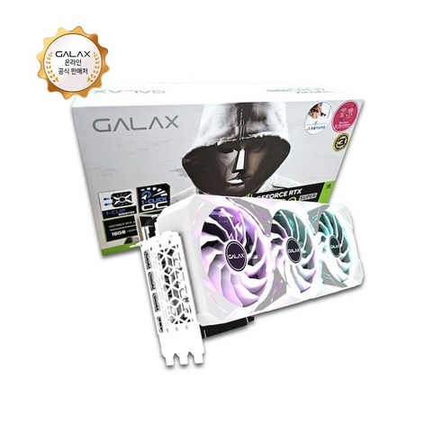 갤럭시 갤럭시 GALAX 지포스 RTX 4080 SUPER SG WHITE OC D6X 16GB, RTX4080