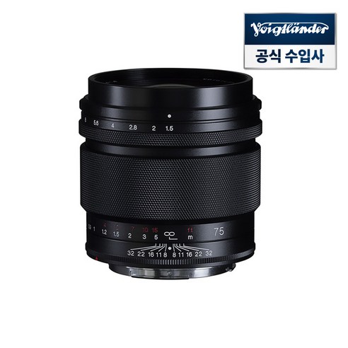 보이그랜더 NOKTON 75mm F1.5 ASP for 캐논 RF-마운트, 단일품목