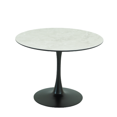 비셀리움 원형 테이블 식탁 1000, 마블화이트