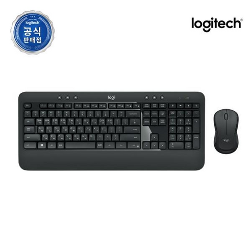 로지텍 MK540 무선 키보드 + 마우스 세트, 블랙 (정품), 일반형