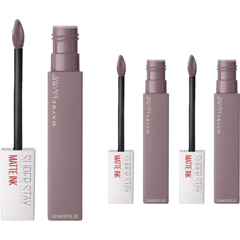 메이블린 뉴욕 슈퍼 스테이 립 잉크 5ml, 090 Huntress, 3개