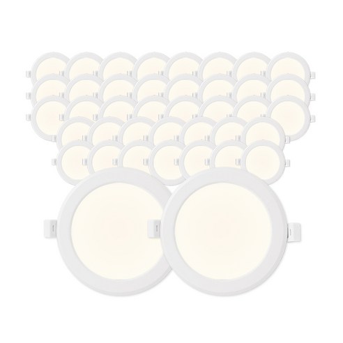 라인라이팅 LED 4인치 다운라이트 10W (벌레유입방지/방습), 40개, 주백색