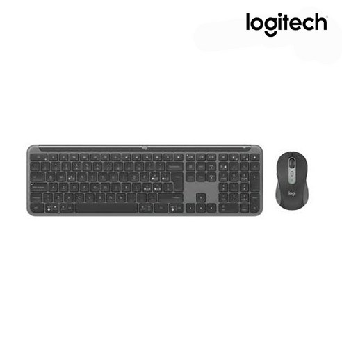 로지텍코리아 로지텍 SIGNATURE SLIM MK950 무선 키보드 마우스 세트, 일반형, BLACK(블랙)