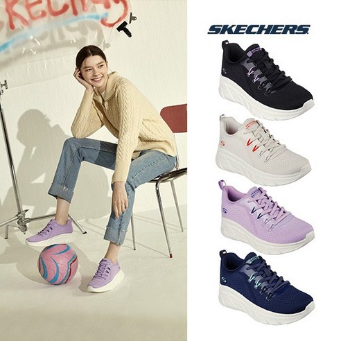 [매장동일]스케쳐스 23FW 최신상 경량 메모리폼 BOBS 워킹화