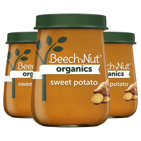 비치넛 과일 퓨레 113g, 3개, Sweet Potato (고구마)