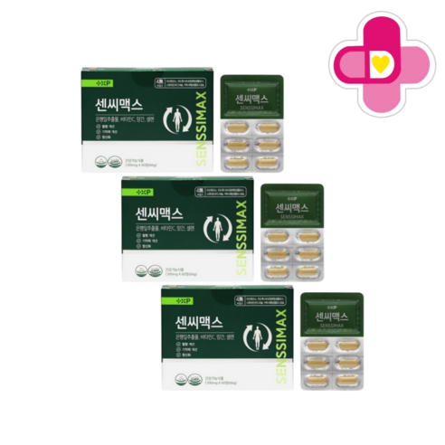 [약팜스토어]약국판매 노화로 인한 기억력과 혈액순환에 도움되는 플라보놀 배당체 은행잎추출물 징코 은행 셀렌 센씨맥스, 3박스, 60정