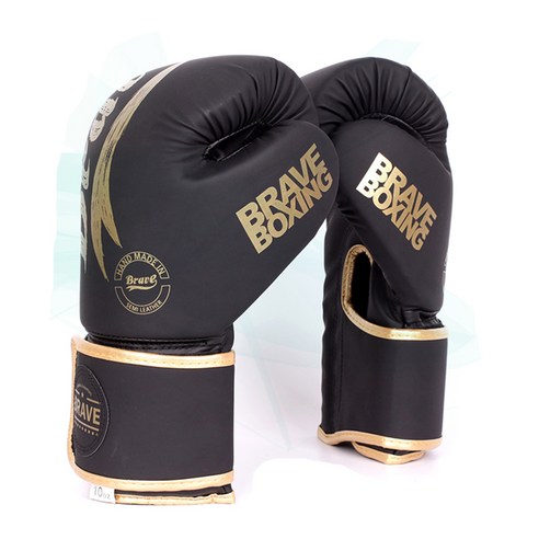 브레이브 글러브 벨크로 트레이닝 복싱 권투 장갑, 1개