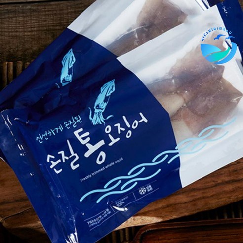 손질 통오징어 5팩 10팩(팩당 135gx2미)총 10미 1.35kg 20미 2.7kg, 1개, 구룡포 손질통오징어 2미x5팩