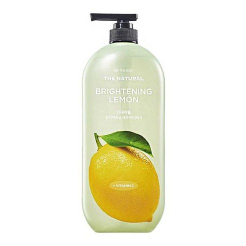 [감성하우스] 온더바디 더내추럴 바디워시 레몬 900g, 1개, 900ml