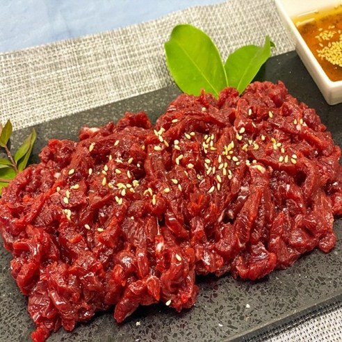 국내산 냉장 육회 300g 한우 육우 육사시미 뭉티기 - 우둔 | 쿠팡