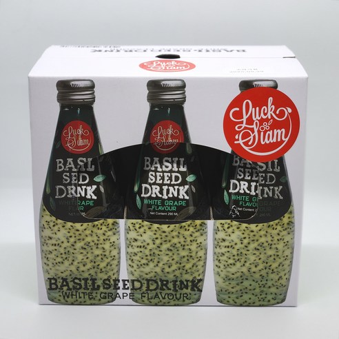 럭시암 바질씨드 화이트 그레이프 Mini Box, 6개, 290ml