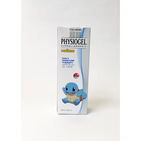 피지오겔 DMT 아쿠아 크림 80ml 포켓몬 꼬부기, 1개